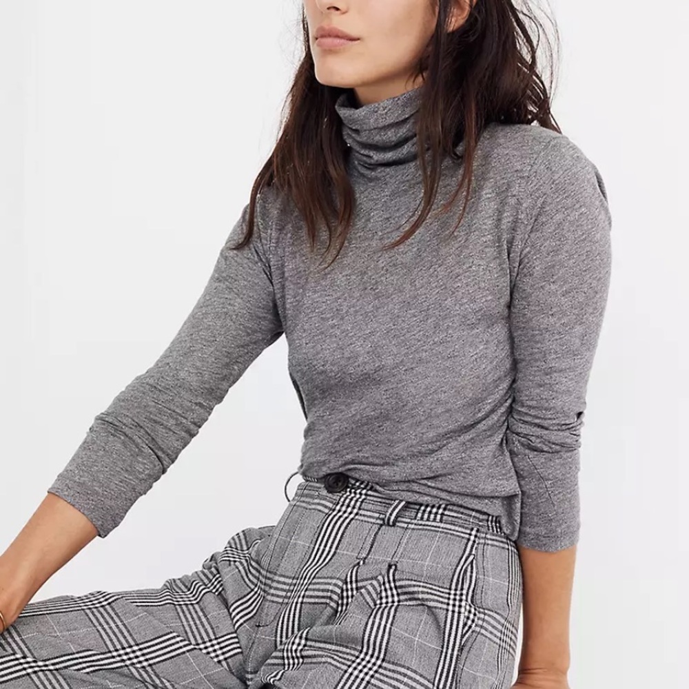 Madewell Whisper Cotton Turtleneck NEW
